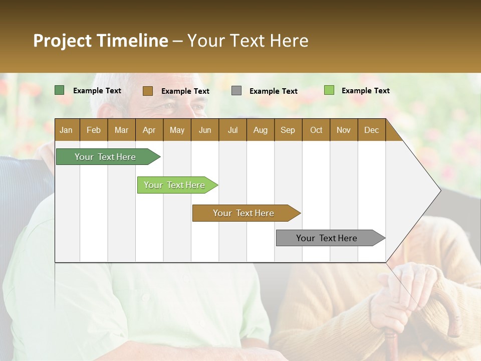A Group Of People Sitting Next To Each Other PowerPoint Template