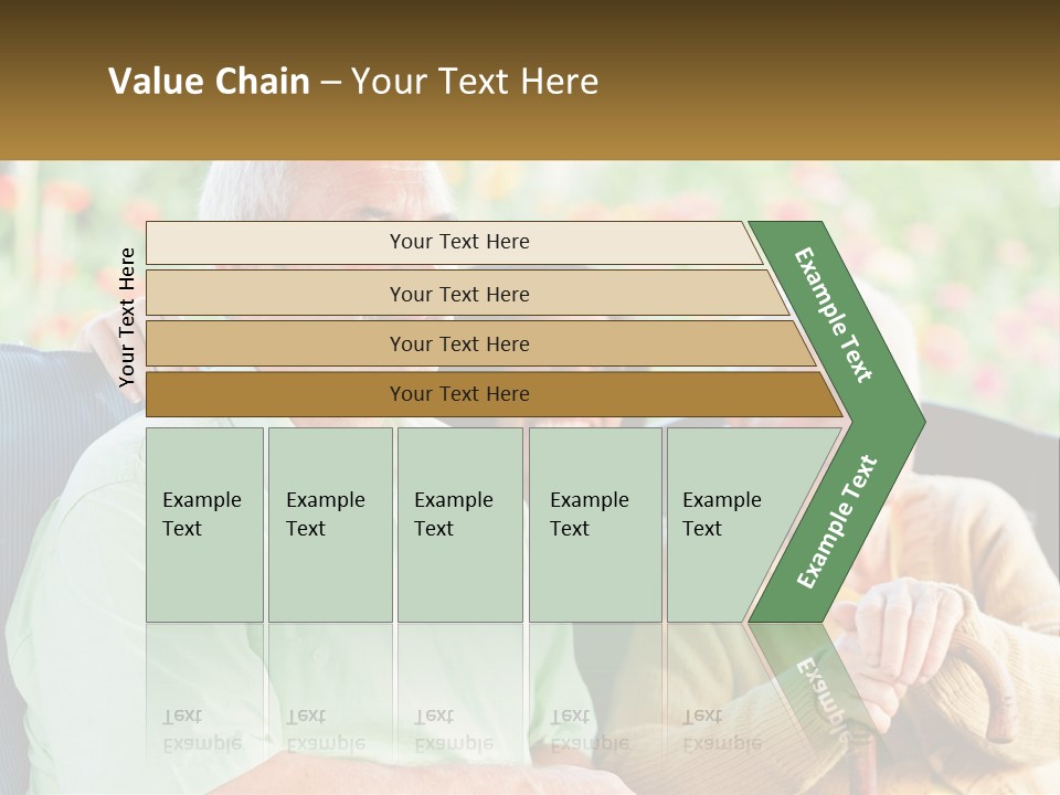 A Group Of People Sitting Next To Each Other PowerPoint Template
