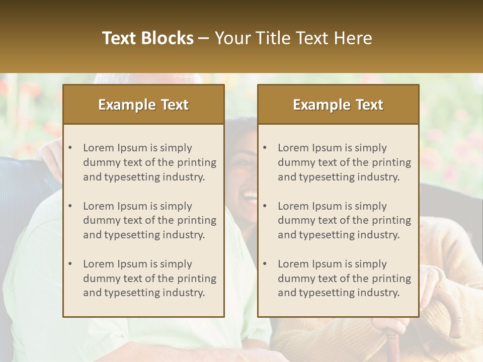 A Group Of People Sitting Next To Each Other PowerPoint Template