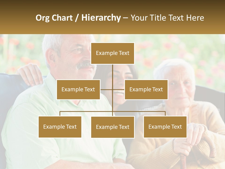 A Group Of People Sitting Next To Each Other PowerPoint Template