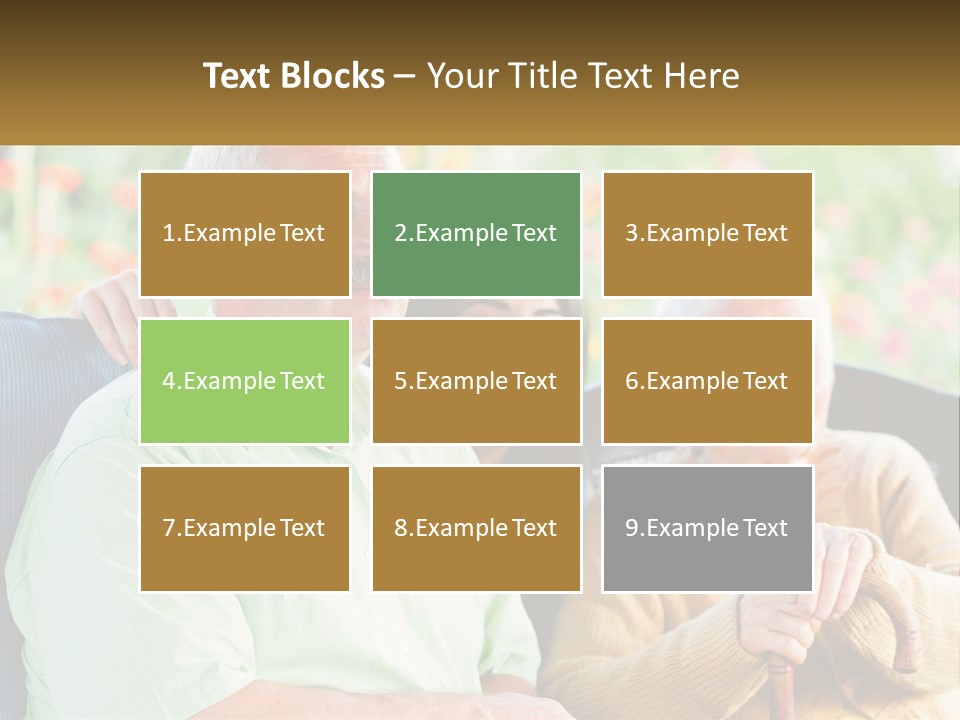 A Group Of People Sitting Next To Each Other PowerPoint Template