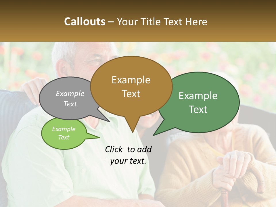 A Group Of People Sitting Next To Each Other PowerPoint Template