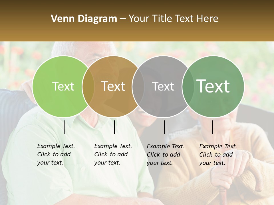 A Group Of People Sitting Next To Each Other PowerPoint Template