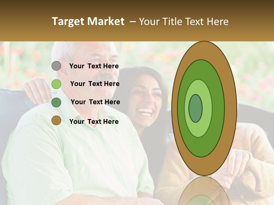 A Group Of People Sitting Next To Each Other PowerPoint Template