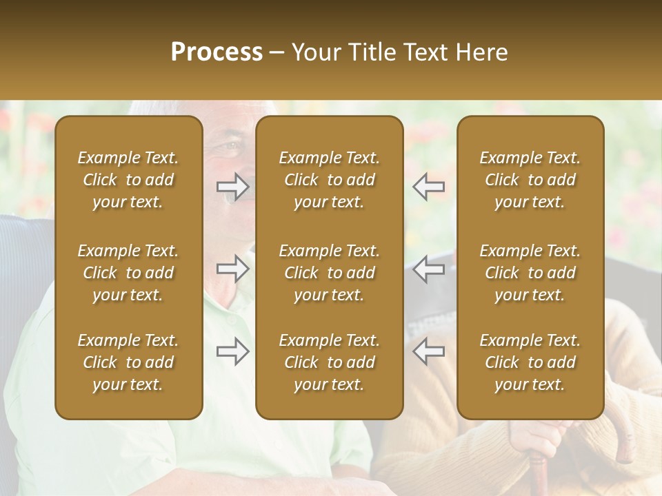 A Group Of People Sitting Next To Each Other PowerPoint Template