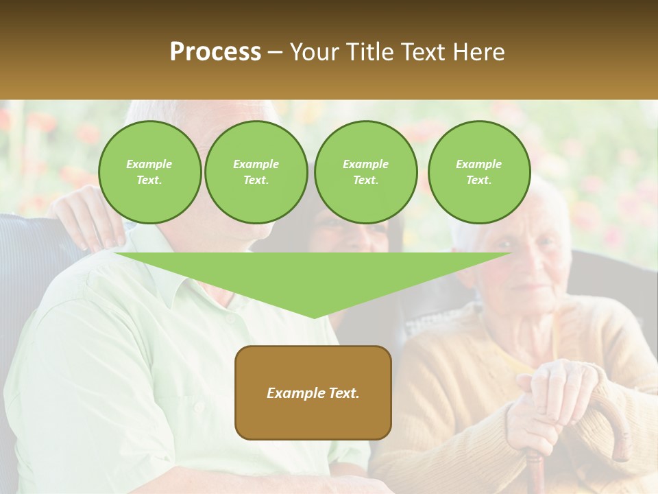 A Group Of People Sitting Next To Each Other PowerPoint Template