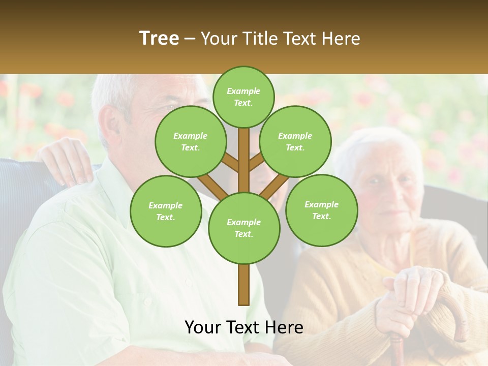 A Group Of People Sitting Next To Each Other PowerPoint Template