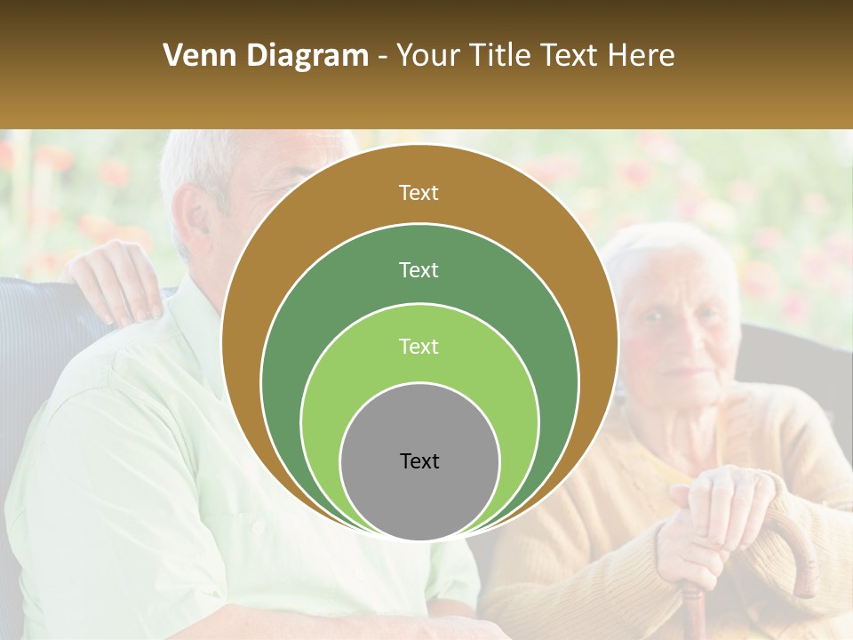 A Group Of People Sitting Next To Each Other PowerPoint Template