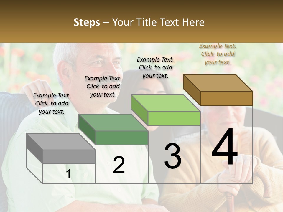 A Group Of People Sitting Next To Each Other PowerPoint Template