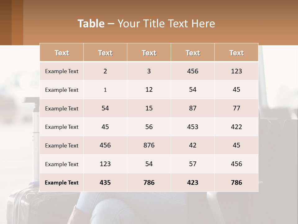 A Woman Sitting In A Chair Looking At Her Cell Phone PowerPoint Template