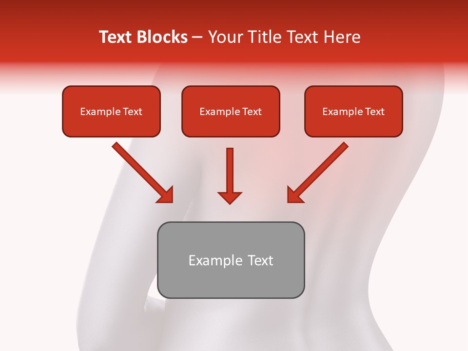 A Woman Holding Her Back In Pain Powerpoint Presentation PowerPoint Template