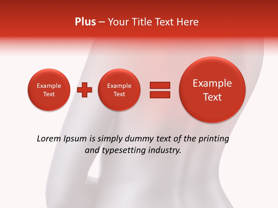 A Woman Holding Her Back In Pain Powerpoint Presentation PowerPoint Template