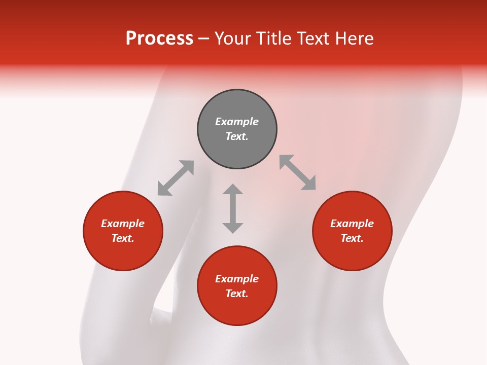 A Woman Holding Her Back In Pain Powerpoint Presentation PowerPoint Template