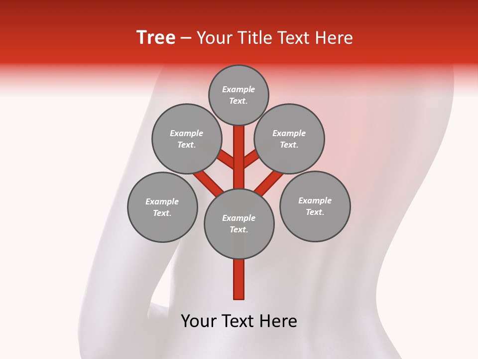 A Woman Holding Her Back In Pain Powerpoint Presentation PowerPoint Template