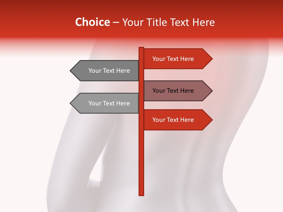 A Woman Holding Her Back In Pain Powerpoint Presentation PowerPoint Template