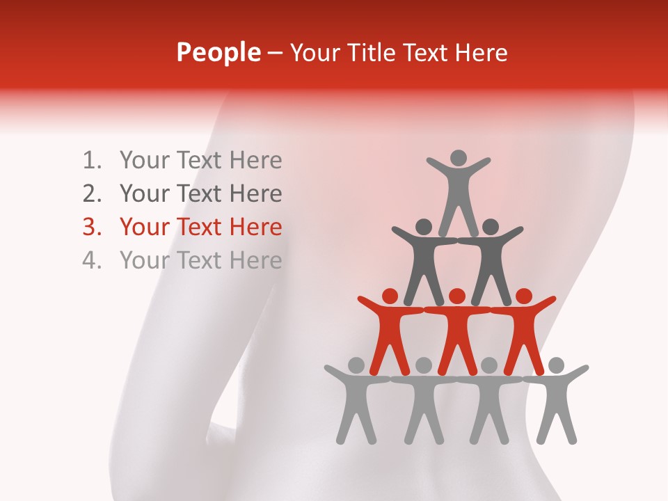 A Woman Holding Her Back In Pain Powerpoint Presentation PowerPoint Template