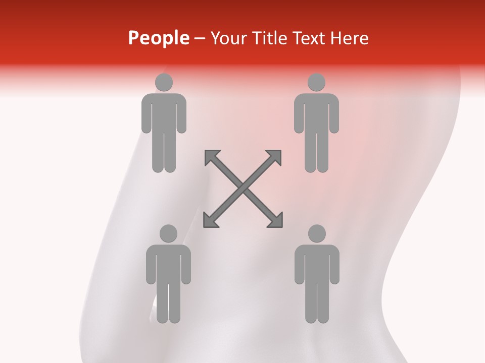 A Woman Holding Her Back In Pain Powerpoint Presentation PowerPoint Template