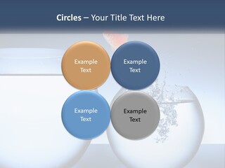 A Goldfish Jumping Out Of A Bowl Of Water PowerPoint Template