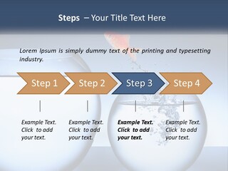 A Goldfish Jumping Out Of A Bowl Of Water PowerPoint Template