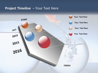 A Goldfish Jumping Out Of A Bowl Of Water PowerPoint Template