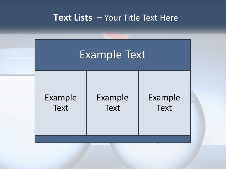 A Goldfish Jumping Out Of A Bowl Of Water PowerPoint Template
