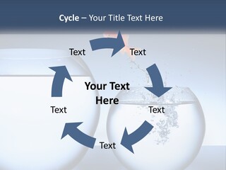 A Goldfish Jumping Out Of A Bowl Of Water PowerPoint Template