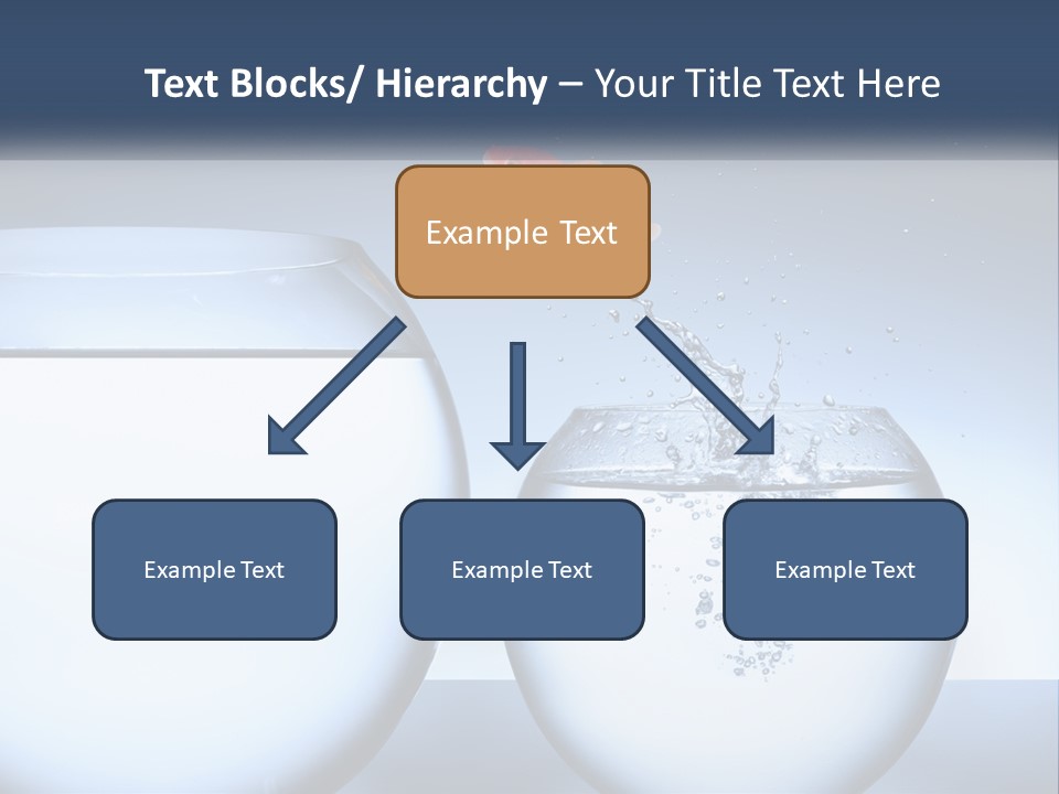 A Goldfish Jumping Out Of A Bowl Of Water PowerPoint Template