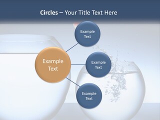 A Goldfish Jumping Out Of A Bowl Of Water PowerPoint Template