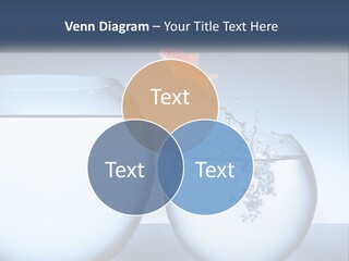A Goldfish Jumping Out Of A Bowl Of Water PowerPoint Template