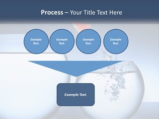 A Goldfish Jumping Out Of A Bowl Of Water PowerPoint Template