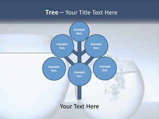 A Goldfish Jumping Out Of A Bowl Of Water PowerPoint Template