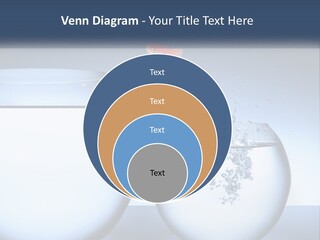 A Goldfish Jumping Out Of A Bowl Of Water PowerPoint Template