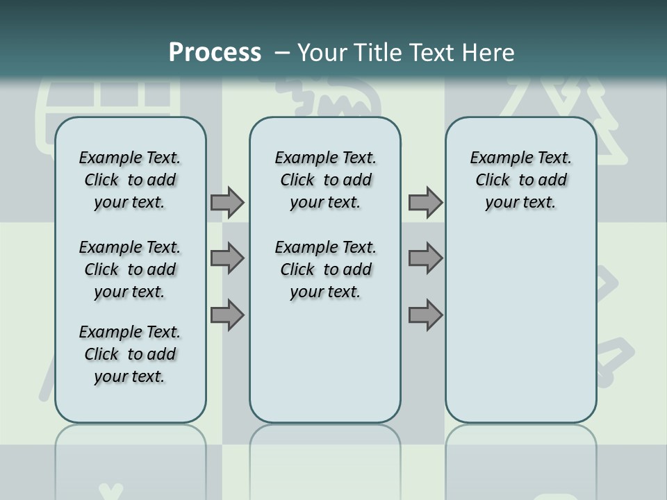 A Set Of Travel Icons With A Green Background PowerPoint Template