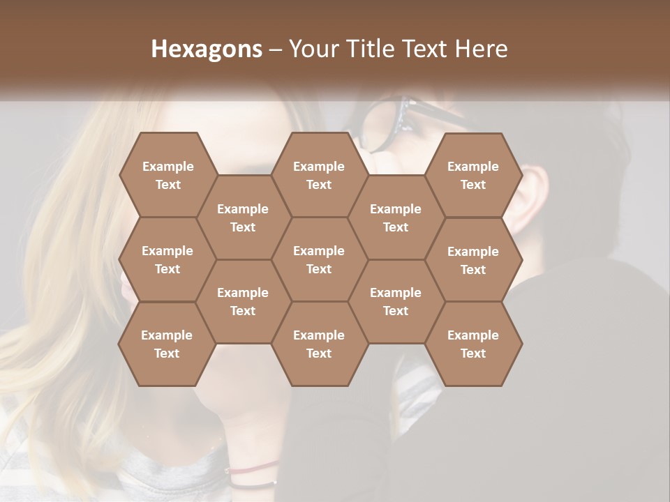 A Couple Of People That Are Covering Their Mouths PowerPoint Template