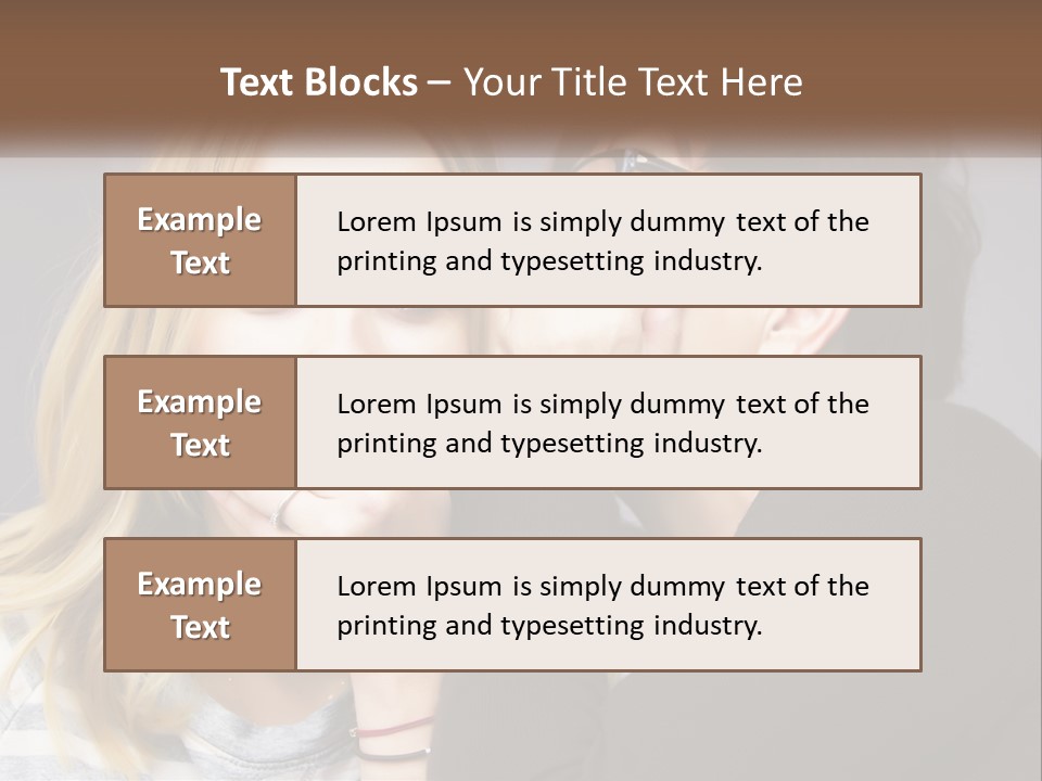A Couple Of People That Are Covering Their Mouths PowerPoint Template