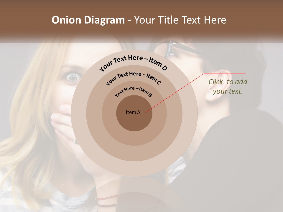 A Couple Of People That Are Covering Their Mouths PowerPoint Template