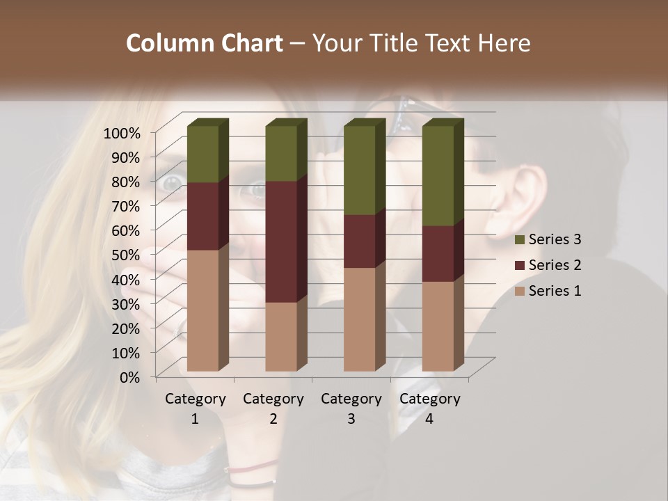 A Couple Of People That Are Covering Their Mouths PowerPoint Template