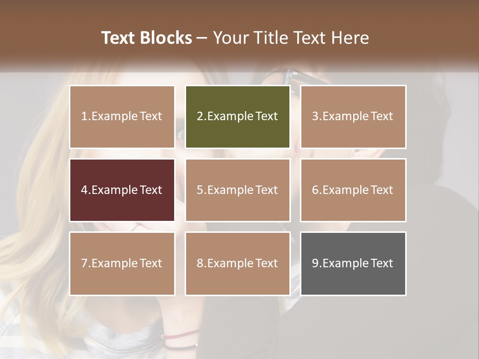 A Couple Of People That Are Covering Their Mouths PowerPoint Template