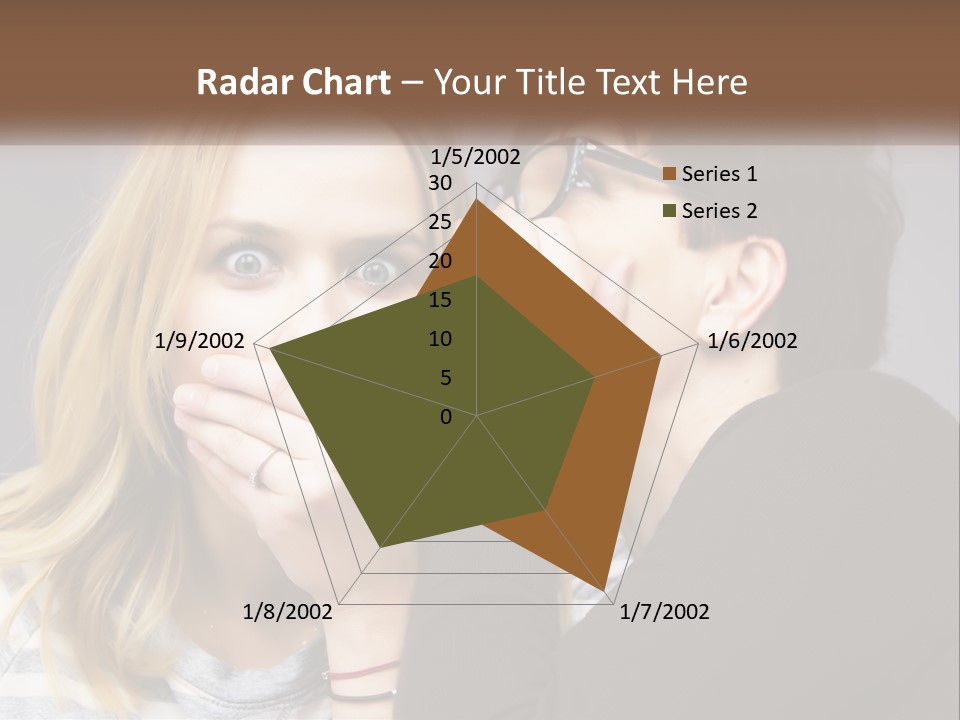 A Couple Of People That Are Covering Their Mouths PowerPoint Template