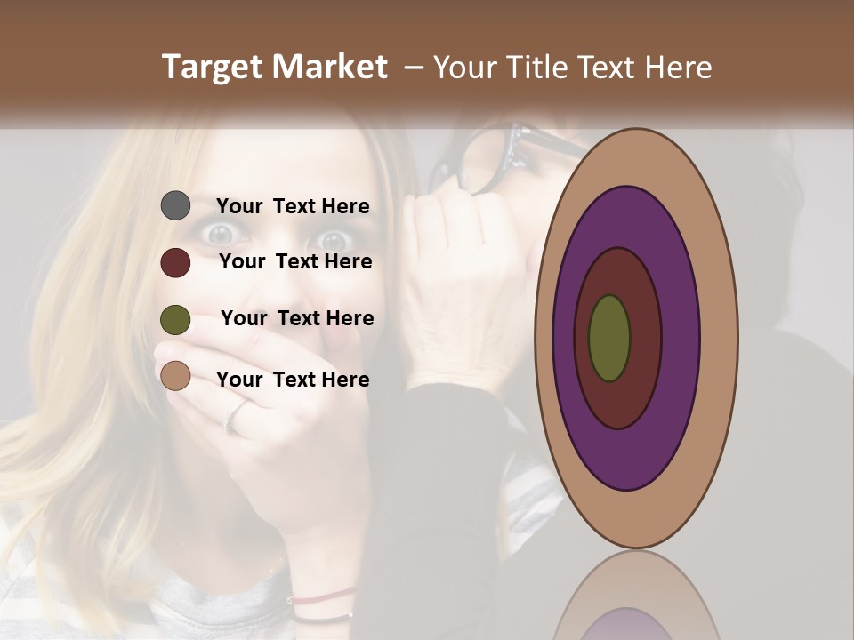 A Couple Of People That Are Covering Their Mouths PowerPoint Template