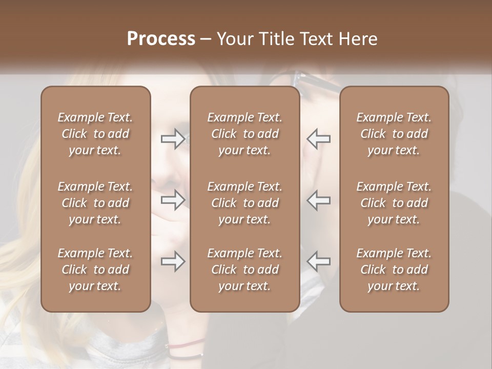A Couple Of People That Are Covering Their Mouths PowerPoint Template