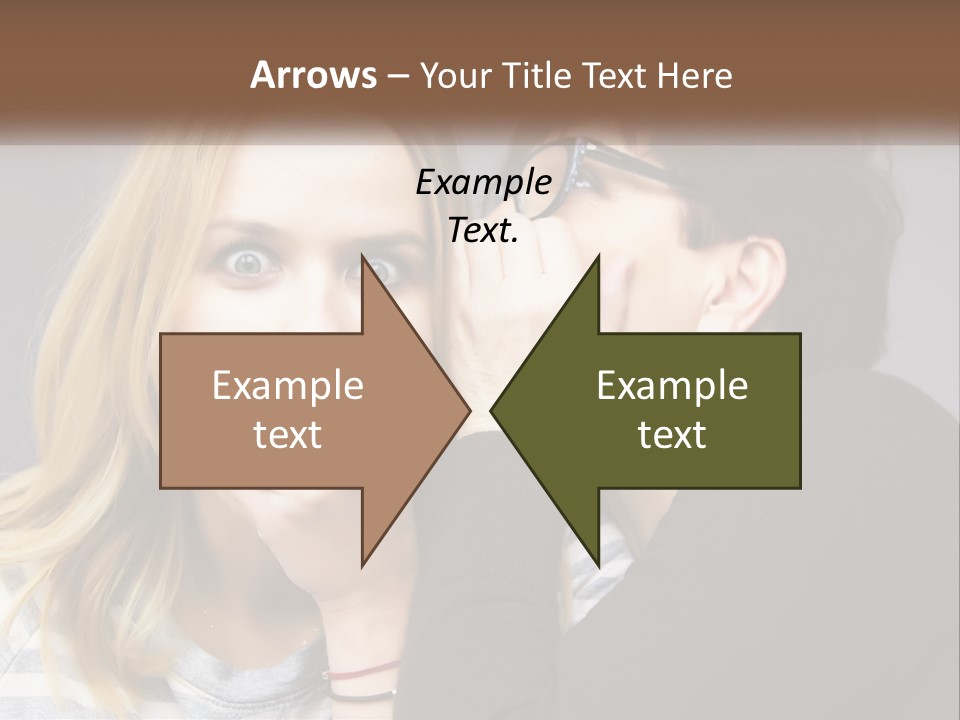 A Couple Of People That Are Covering Their Mouths PowerPoint Template