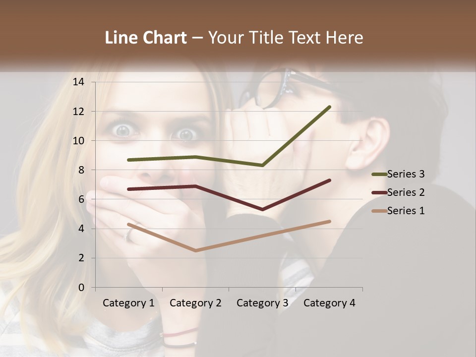 A Couple Of People That Are Covering Their Mouths PowerPoint Template