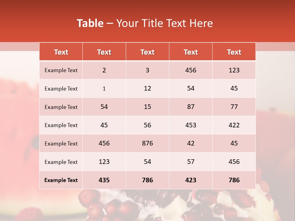 A Watermelon And Pomegranate Drink In A Jar With A Straw PowerPoint Template