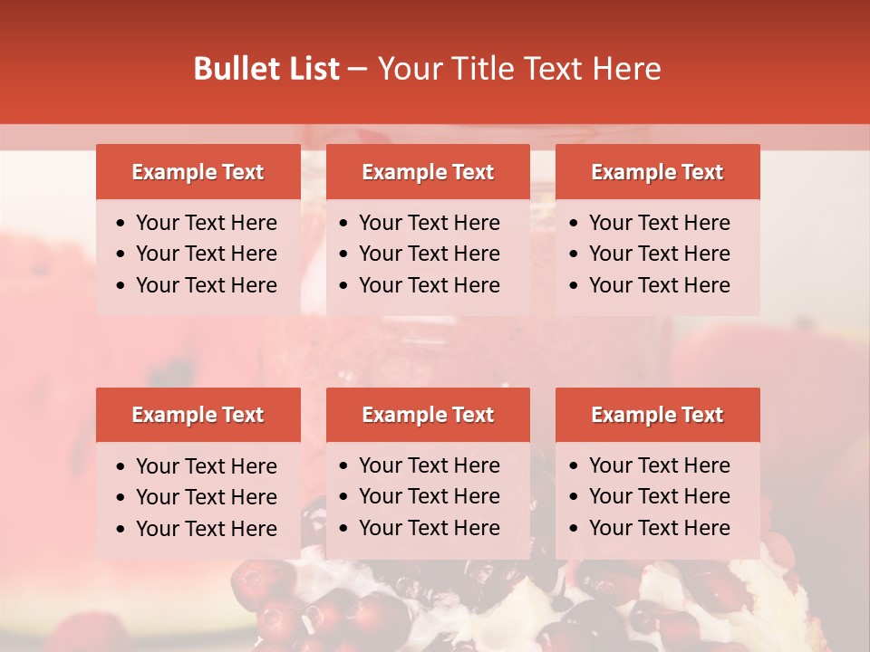 A Watermelon And Pomegranate Drink In A Jar With A Straw PowerPoint Template