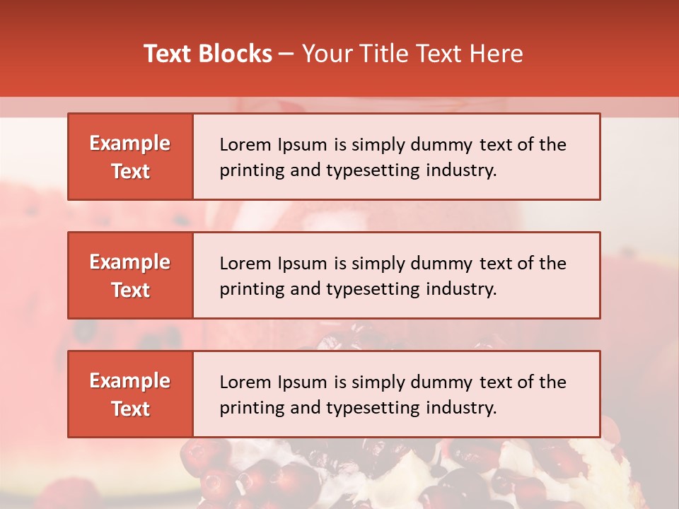 A Watermelon And Pomegranate Drink In A Jar With A Straw PowerPoint Template