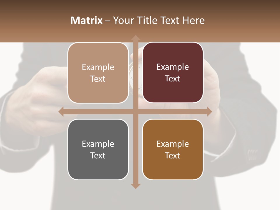 A Man In A Suit Holding A Pocket Watch PowerPoint Template