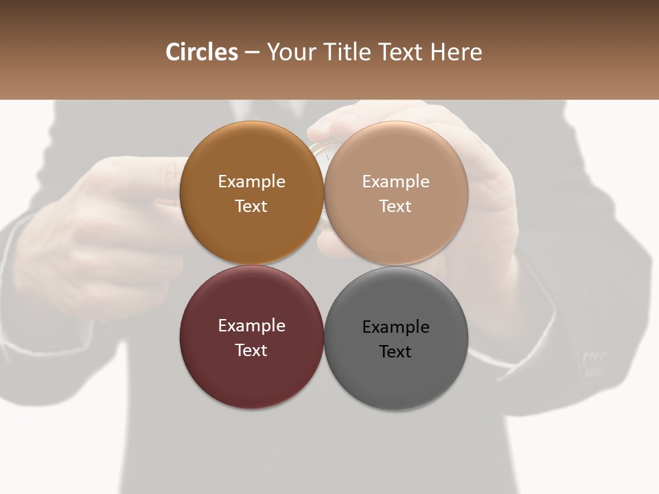 A Man In A Suit Holding A Pocket Watch PowerPoint Template