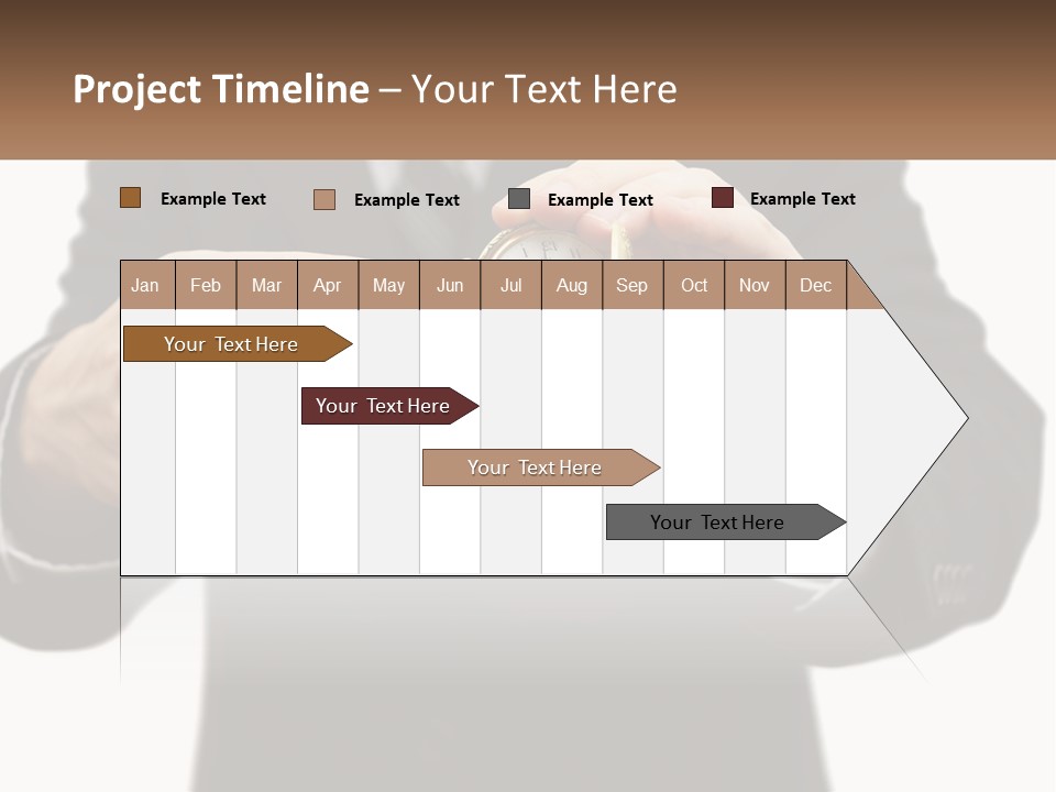 A Man In A Suit Holding A Pocket Watch PowerPoint Template