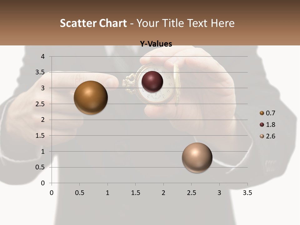 A Man In A Suit Holding A Pocket Watch PowerPoint Template